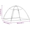Myggnät med dörrar 220 mesh vit vidaXL 200 x 180 x 135 cm – miniatyr 8