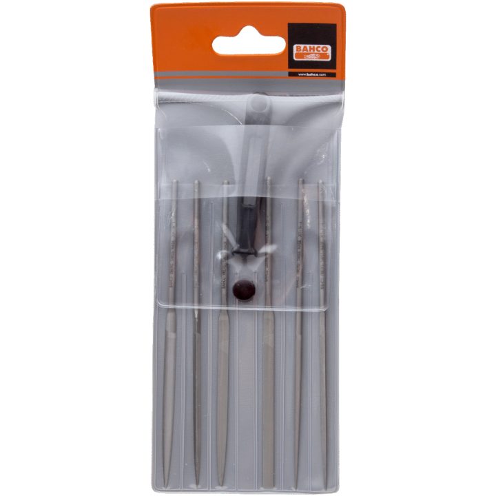Nålfilssats 140 mm extrafin 6 Delar BAHCO – bild 2