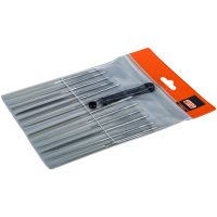 NÅLFILSSATS 140 MM GROV 12 DEL (5 pack) BAHCO