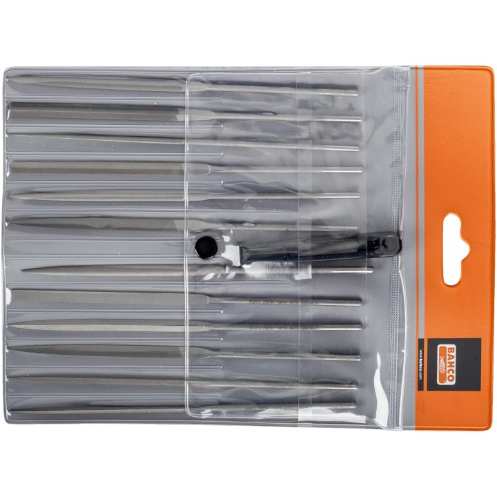 Nålfilssats 160 mm fin 12 Delar BAHCO Huggning: 2 / Tänder per cm:38 – bild 3