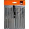 Nålfilssats 160 mm fin 12 Delar BAHCO Huggning: 2 / Tänder per cm:38 – miniatyr 2