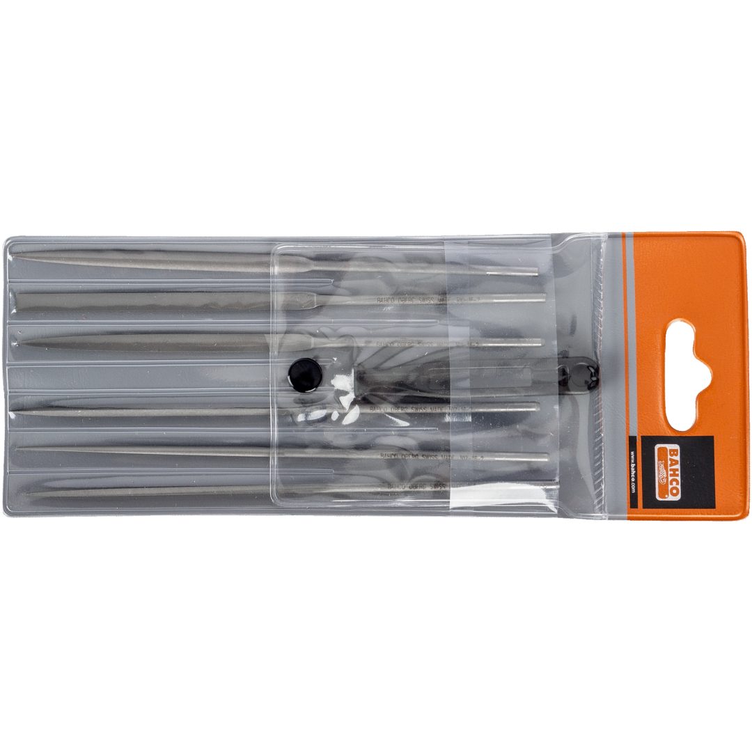 Nålfilssats 160 mm fin 6 Delar BAHCO Huggning: 2 / Tänder per cm:38 – bild 3