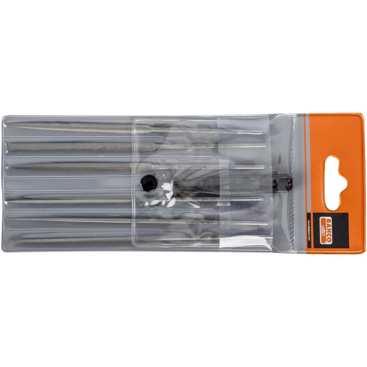 Nålfilssats 160 mm fin 6 Delar BAHCO Huggning: 2 / Tänder per cm:38 – bild 3