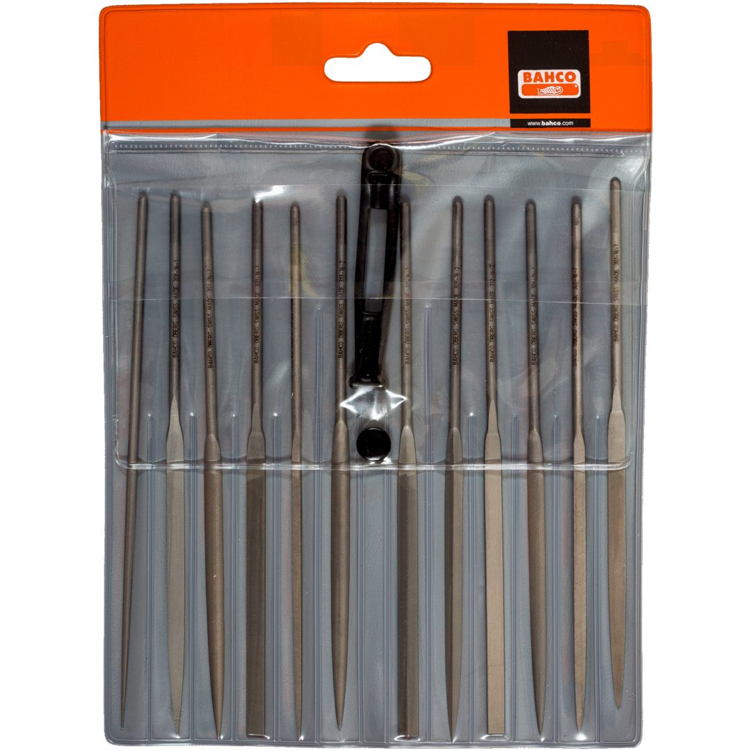 Nålfilssats 160 mm med 12 Delar BAHCO Huggning: 1 / Tänder per cm:31 – bild 2