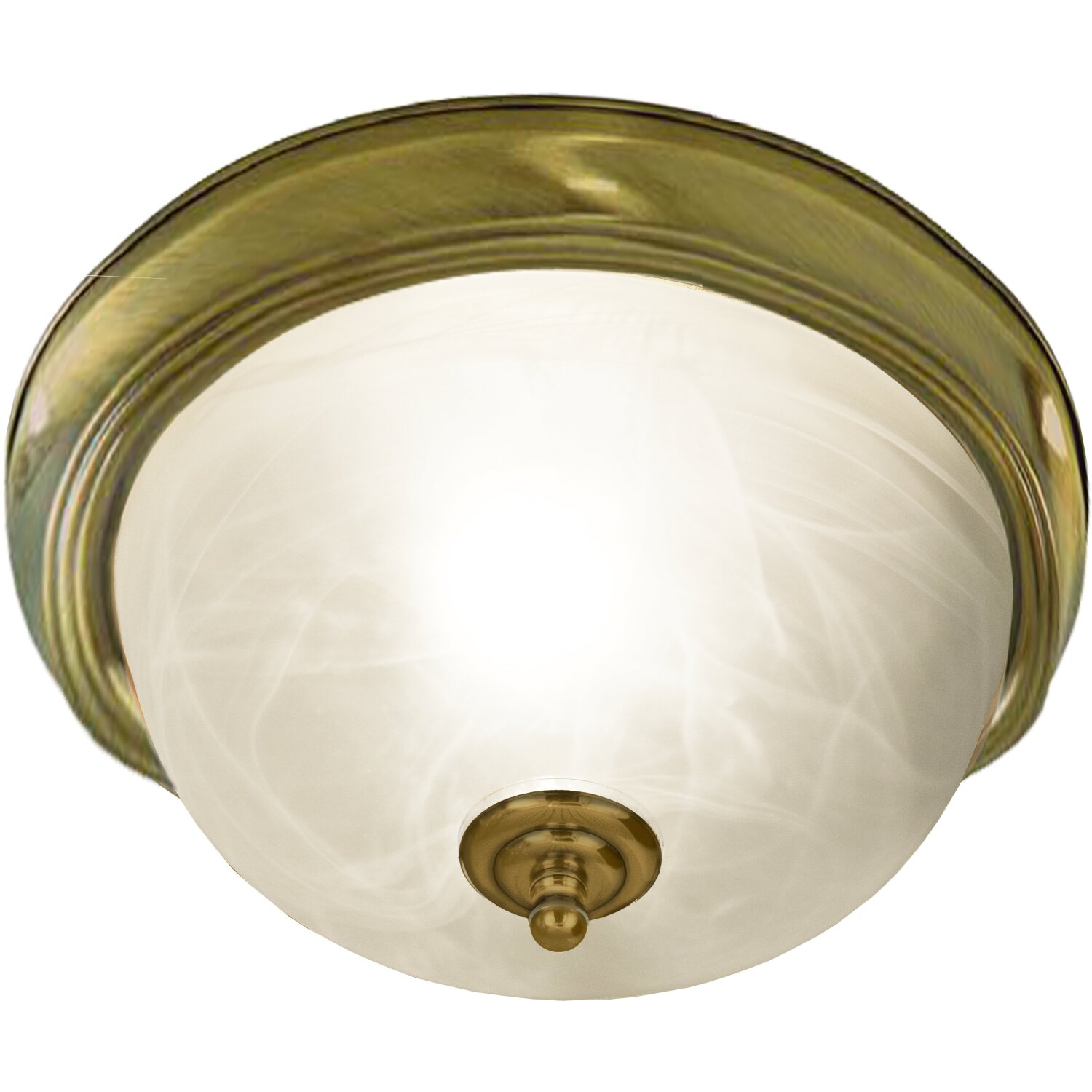 Badrumslampa aneta lighting - Napoli plafond bad, antik vit sockel e27 br metall