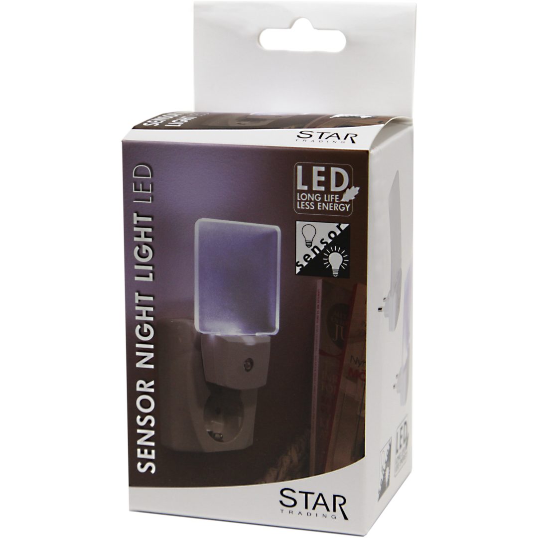 Nattlampa LED Functional Vit Star Trading