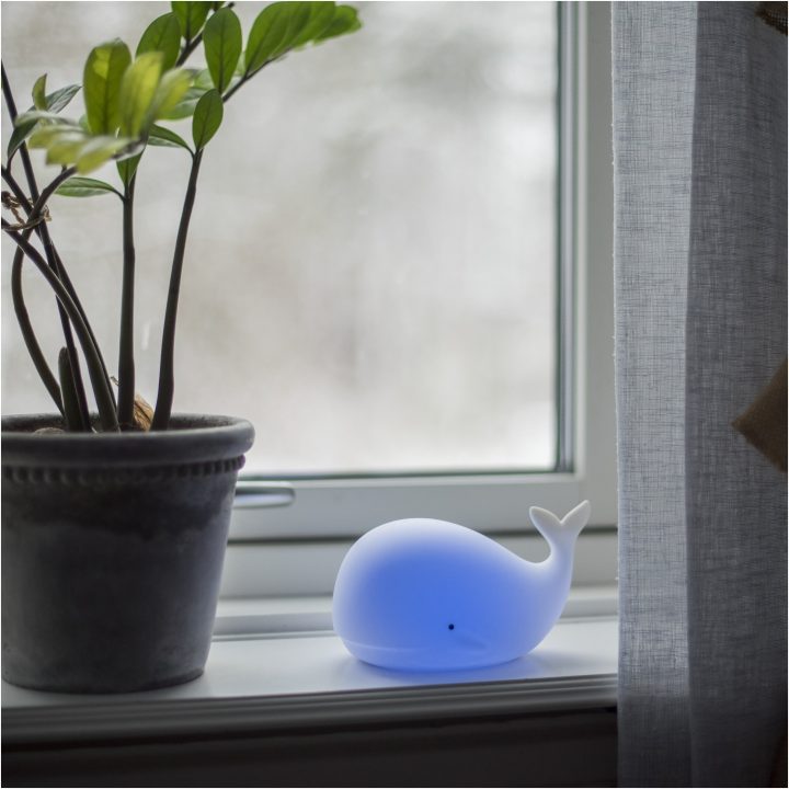 Nattlampa LED Whale Vit Star Trading – bild 21
