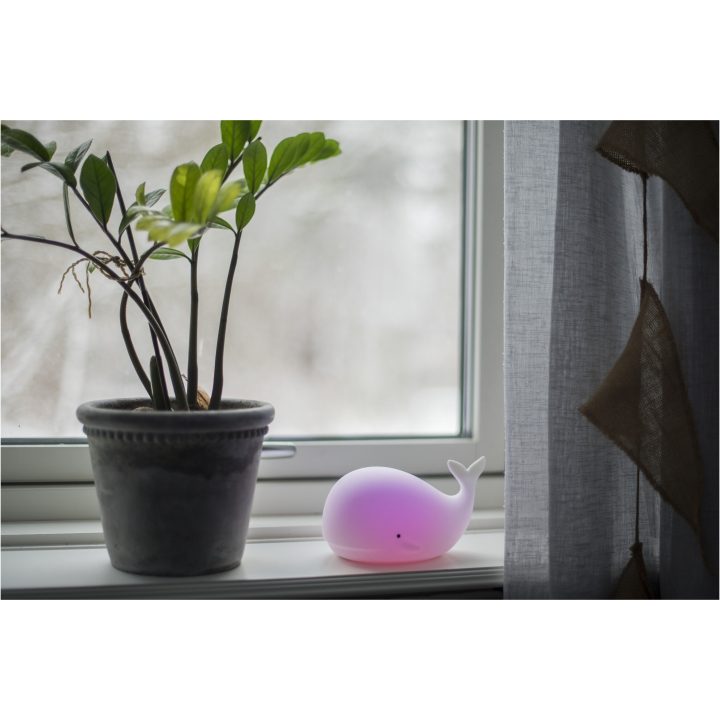 Nattlampa LED Whale Vit Star Trading – bild 9