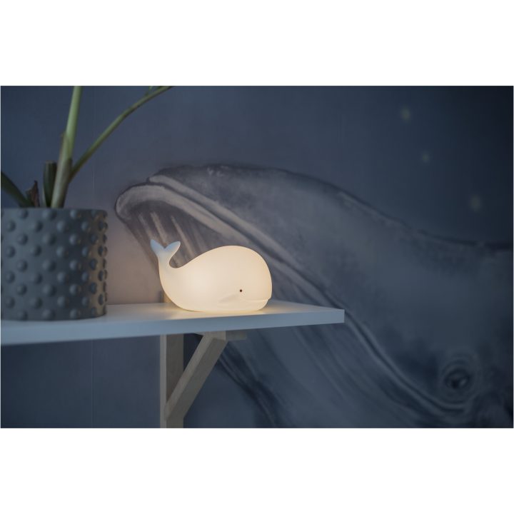 Nattlampa LED Whale Vit Star Trading – bild 4