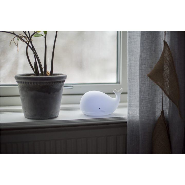 Nattlampa LED Whale Vit Star Trading – bild 3