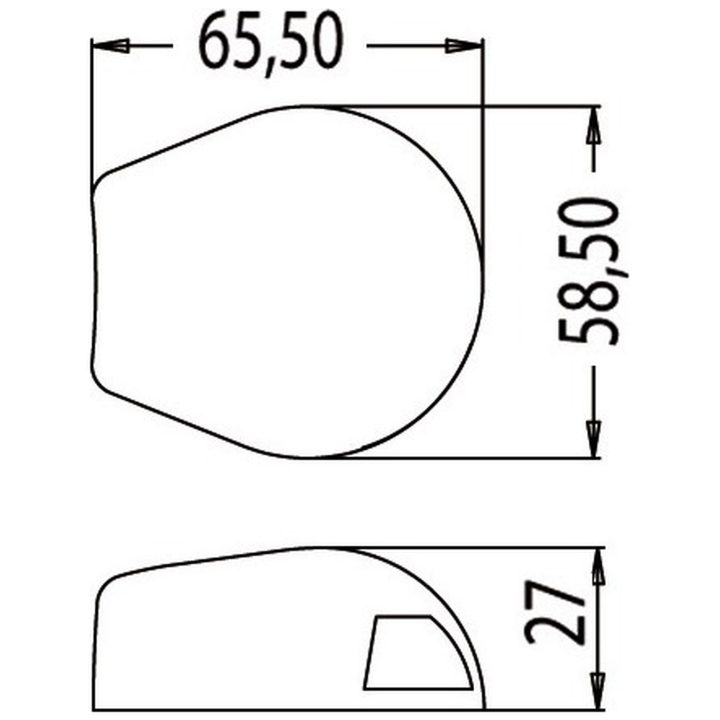 Navigationsljus LED 112.5° Vänster 12 m Osculati – bild 2