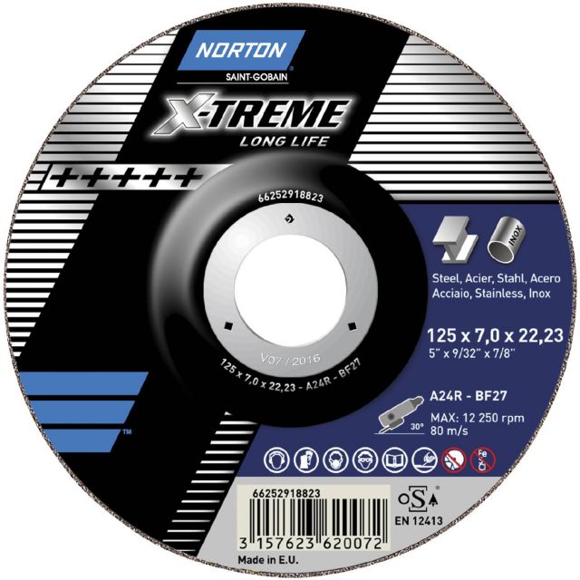 Navrondell för vinkelslipmaskiner Norton X-Treme Life/Comfort