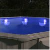 Nedsänkbar flytande poollampa med fjärrkontroll flerfärgad vidaXL – miniatyr 1