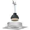 Nedsänkta Spotlights 6 st Fyrkantiga GU10 Silver 91x91 mm vidaXL 9 cm – miniatyr 2