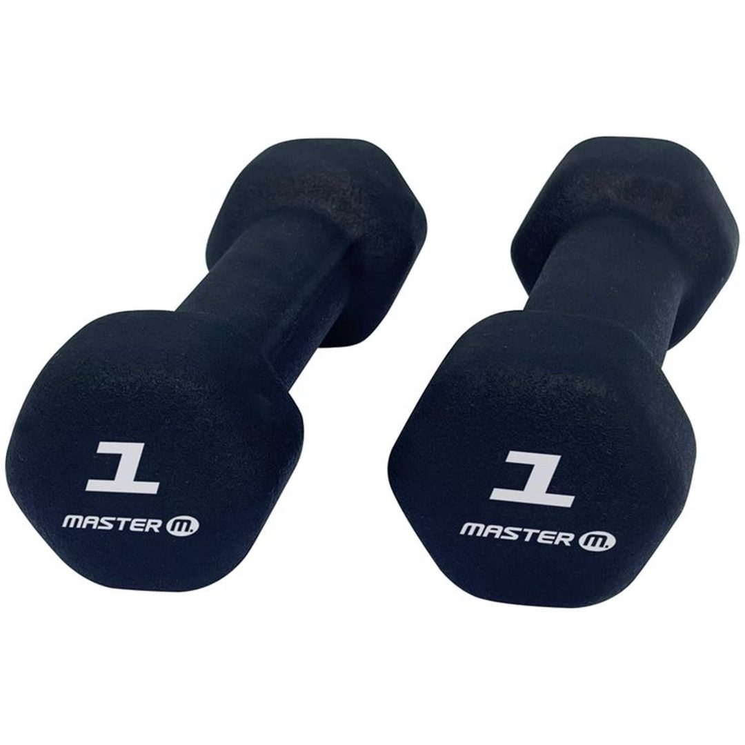 Neoprenhantlar par 2 x 1 Master Fitness