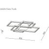 New York Plafond, Vit ANETA HOME Vit – miniatyr 4