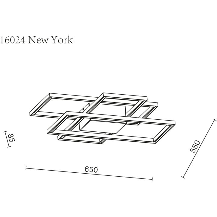 New York Plafond, Vit ANETA HOME Vit – bild 4