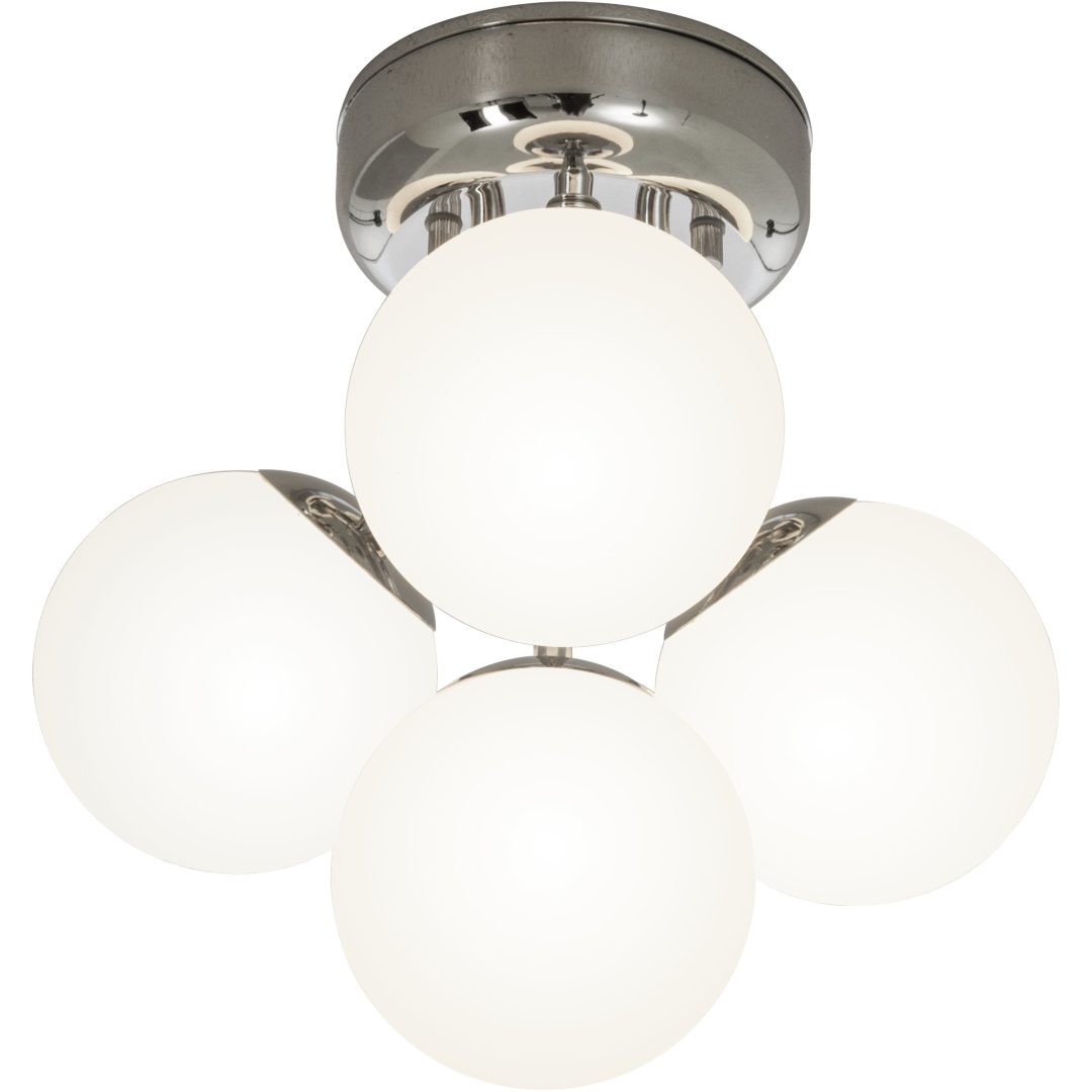 Nicosia Plafond Bad 4:a, Krom ANETA HOME Sockel G9