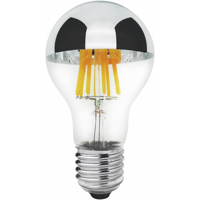 Filament LED-lampa, Toppförspeglad, Normal, Klar, 4W, E27, 230V, Dim, MB MALMBERGS