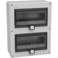 Normkapsling med lock, Termoplast, 2 rad, 20moduler MALMBERGS