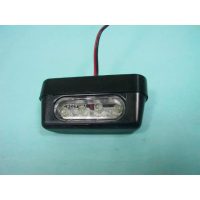 Nummerplåtsbelysning Classic LED Svart Parts Europe