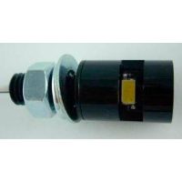 Nummerplåtsbelysning Rund LED Svart Parts Europe