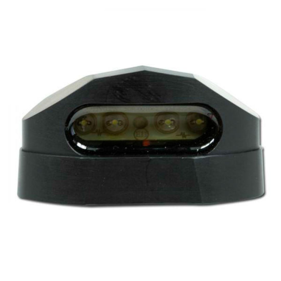 Nummerplåtsbelysning Shir Svart Parts Europe Klar glas / LED