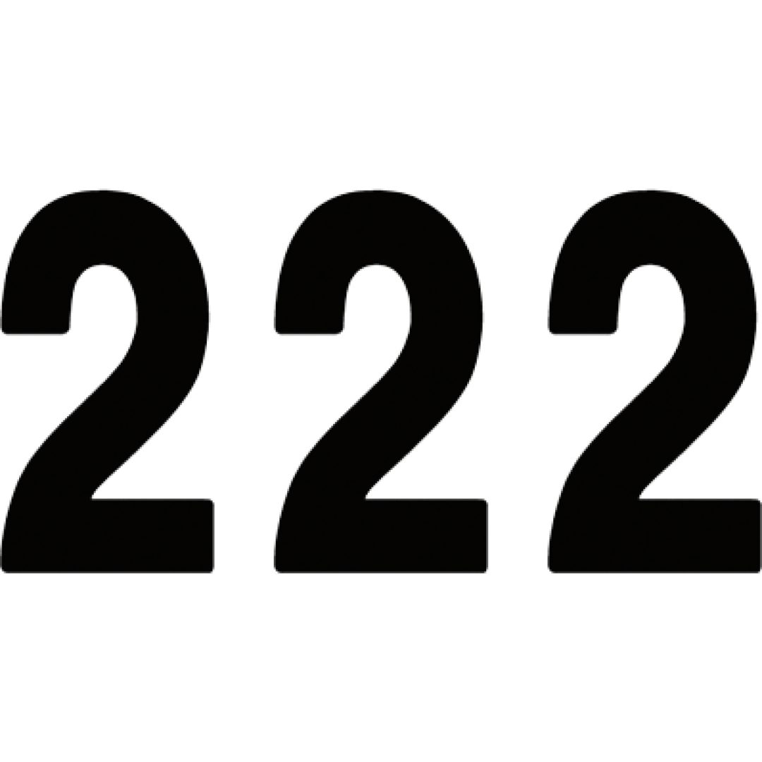 Nummerplåtsdekal Pro Numbers Svart Vinyl FACTORY EFFEX Plattgrafik