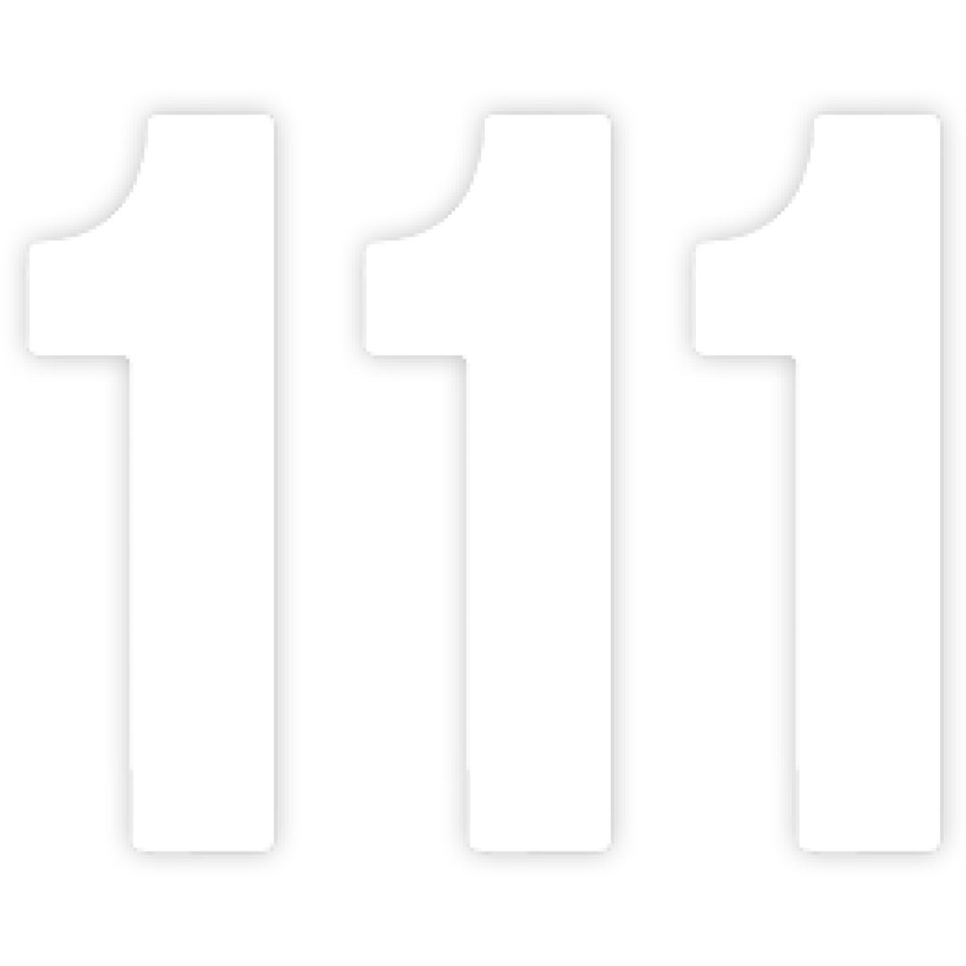Nummerplåtsdekal Pro Numbers Vit FACTORY EFFEX Plattgrafik