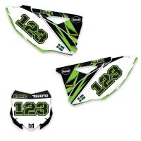 Nummerplåtsdekaler KAWASAKI Advance Motoaction