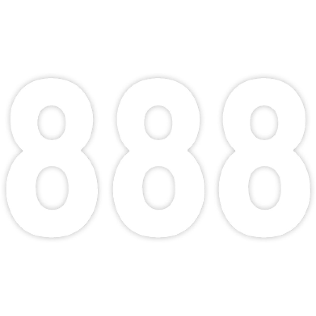 Nummerplåtsgrafik Pro Numbers Vit FACTORY EFFEX Plattgrafik