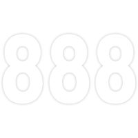 Nummerplåtsgrafik Pro Numbers Vit FACTORY EFFEX