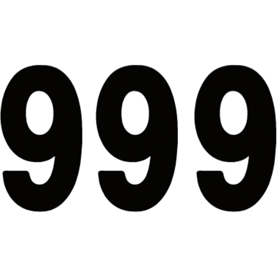 Nummerplatta Pro Numbers Svart FACTORY EFFEX
