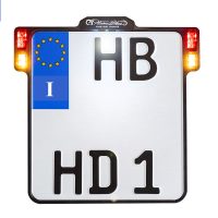 Nummerskylthållare 3-i-1 För Eu Svart HEINZ BIKES