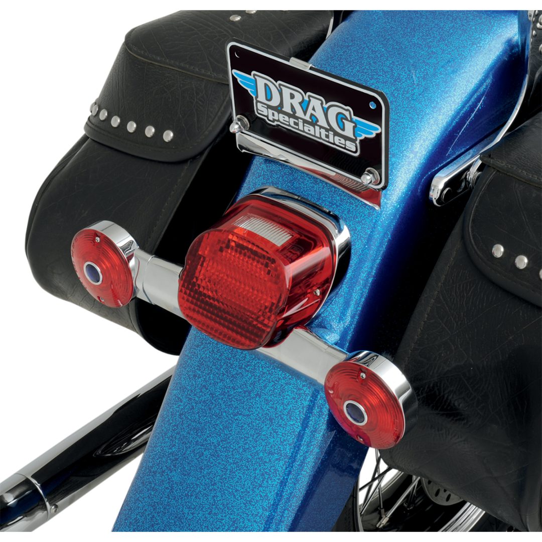 Nummerskylthållare Ersättning Krom DRAG SPECIALTIES LICENSE PLT BRKT ASSY H-D – bild 2