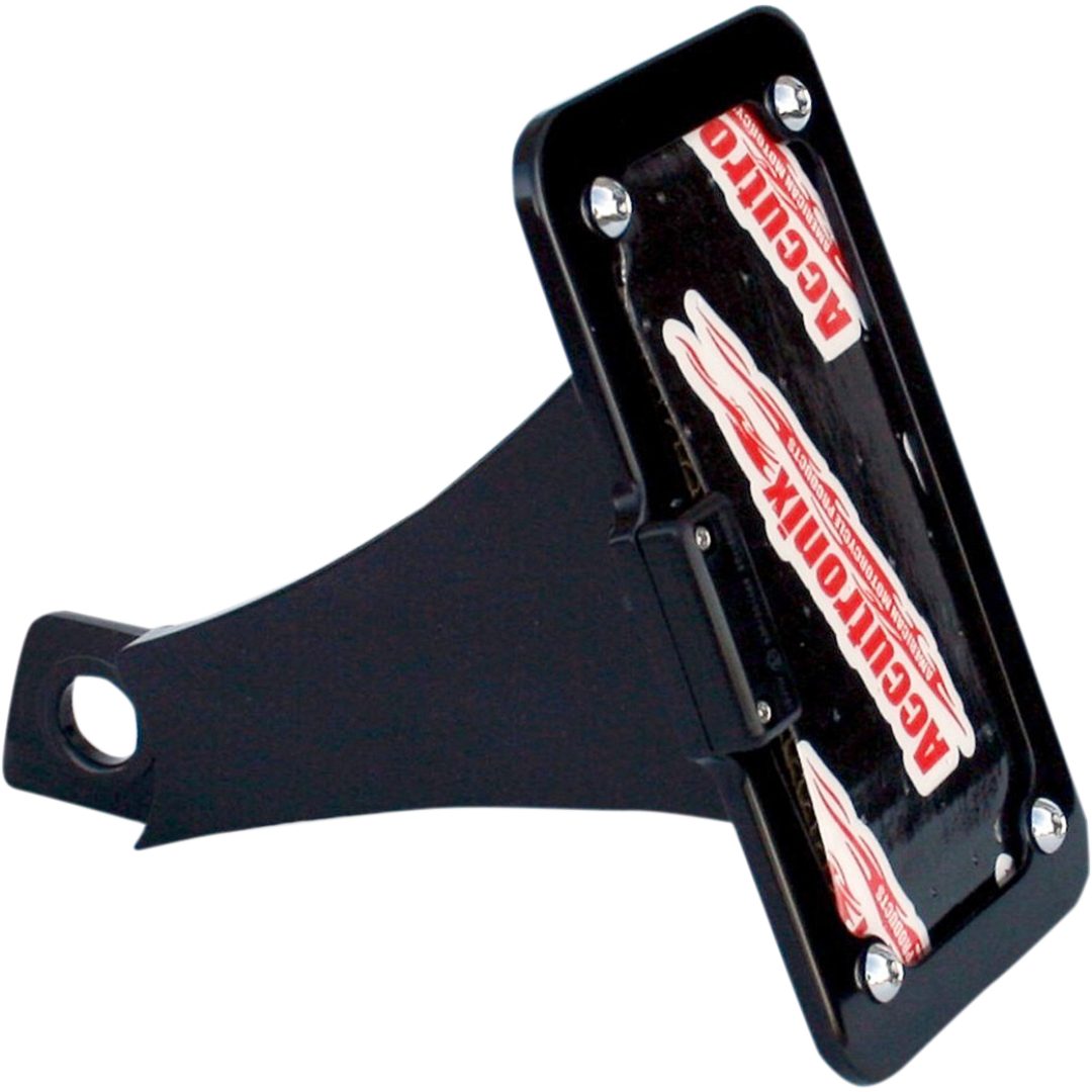 Nummerskylthållare Indian Side-mount Svart ACCUTRONIX Fäste – bild 2