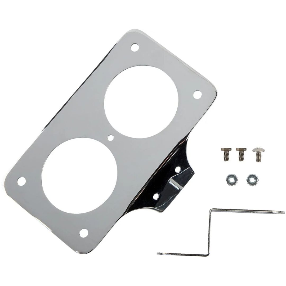 Nummerskylthållare Laydown Krom DRAG SPECIALTIES 97-06 FLSTS LICENSE MNT
