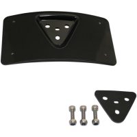 Nummerskylthållare Radius Svart CUSTOM DYNAMICS