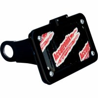 Nummerskylthållare Sidomonterad Med Led Skyltbelysning Svartanodiserad/Vit/Anodiserad/Svart ACCUTRONIX