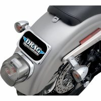 Nummerskylthållare Small Radius Three-bolt Style Mattsvart DRAG SPECIALTIES