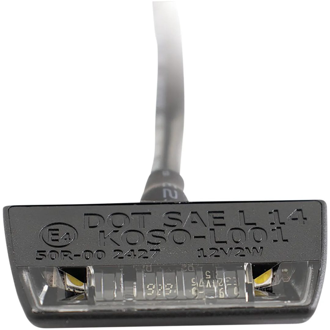 Nummerskyltsbelysning Blade Led Svart KOSO NORTH AMERICA Ljus – bild 3