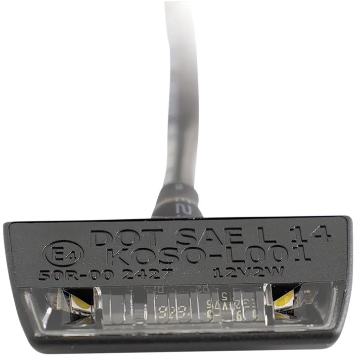 Nummerskyltsbelysning Blade Led Svart KOSO NORTH AMERICA Ljus – bild 3