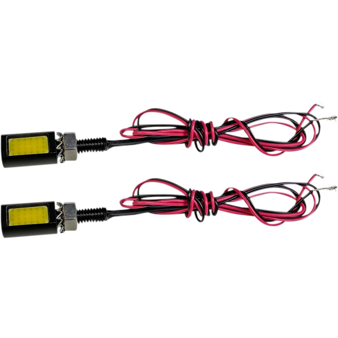 Nummerskyltsbelysning Boltz Led Svart CUSTOM DYNAMICS Skyltbelysning