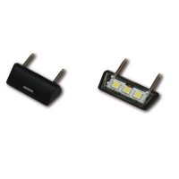 Nummerskyltsbelysning Led Drop Klar/Svart KOSO NORTH AMERICA