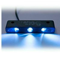 Nummerskyltsbelysning Led E-marked Vit/Svart PARTS EUROPE