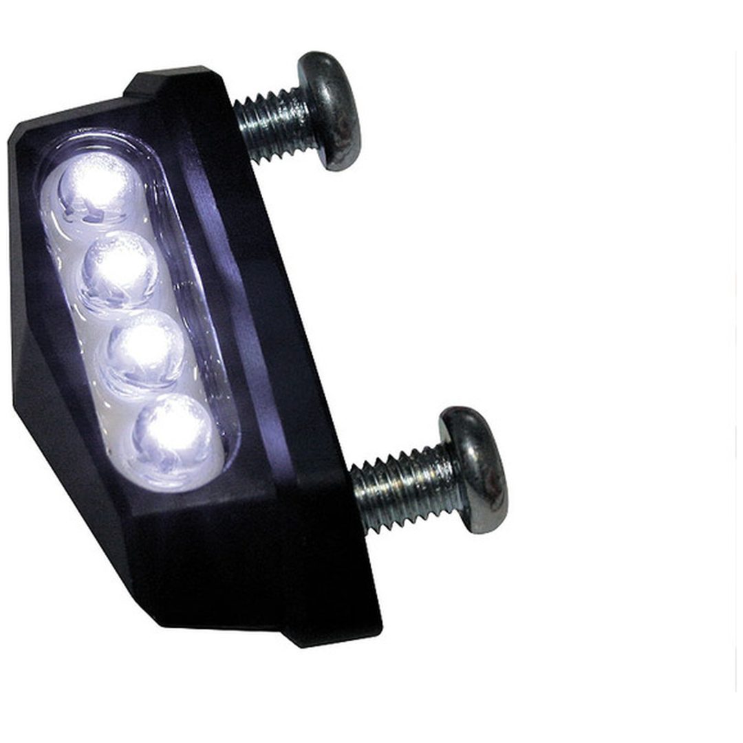 Nummerskyltsbelysning Smart Quadro LED Svart E-märkt HIGHSIDER – bild 4