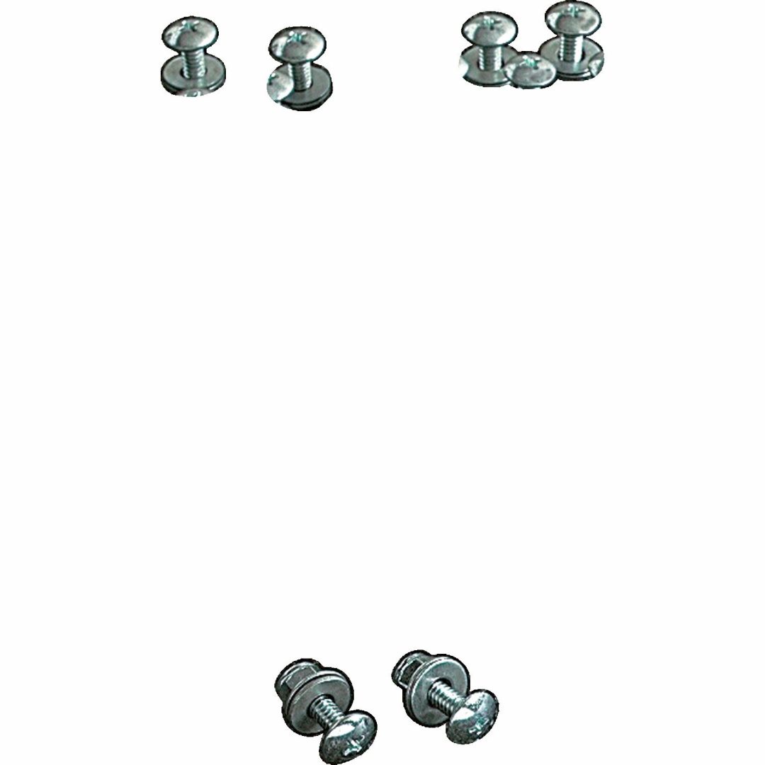 Nummerskyltsfästen Krom CHRIS PRODUCTS LICENSE PLATE BOLTS-100P