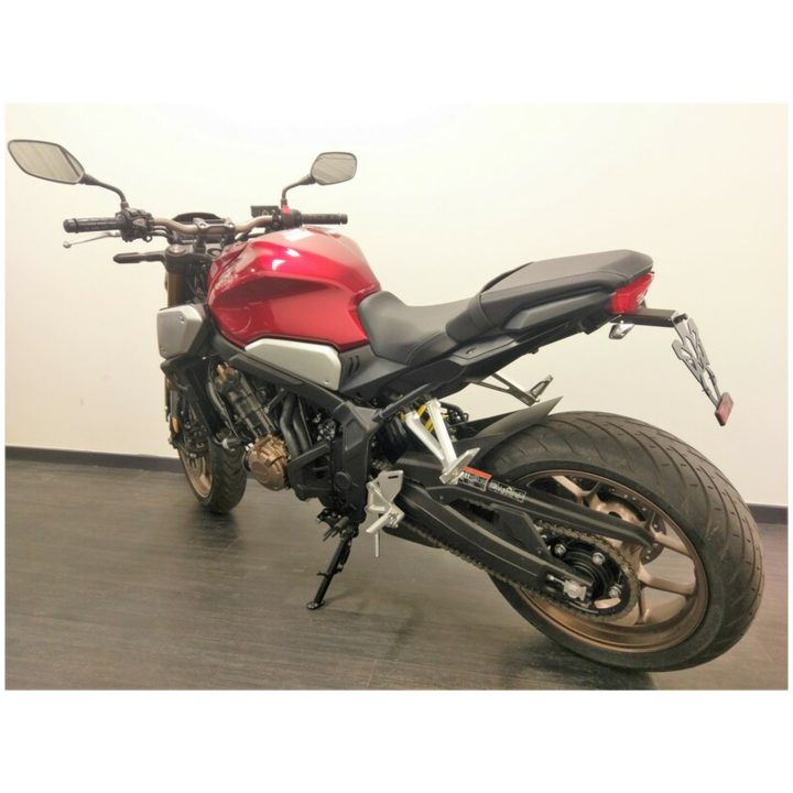 Nummerskyltshållare Svart Honda Cb650r V PARTS Svart – bild 3