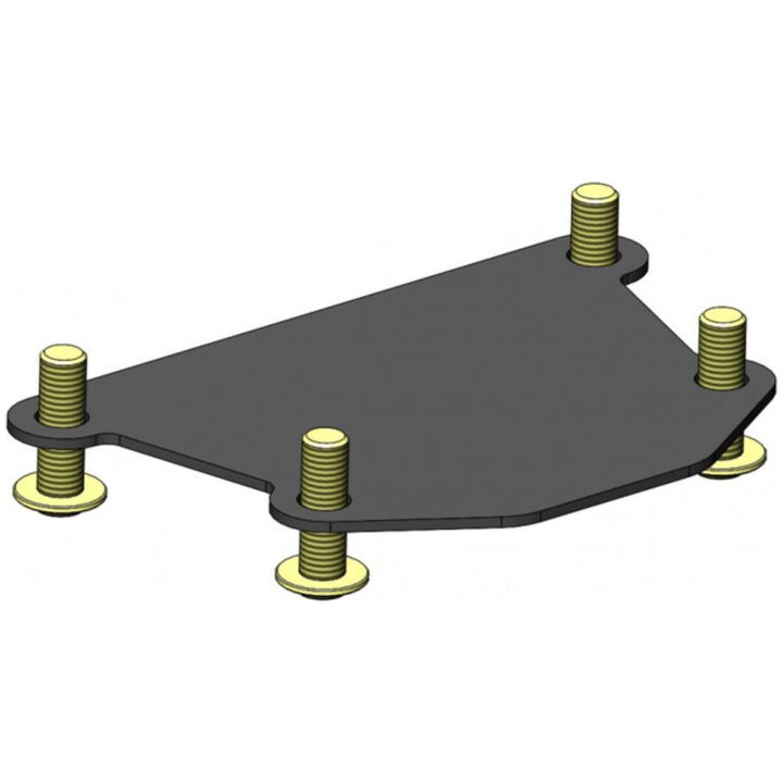 Nummerskyltshållare 'wheel Fitted' Svart ACCESS DESIGN Svart – bild 4