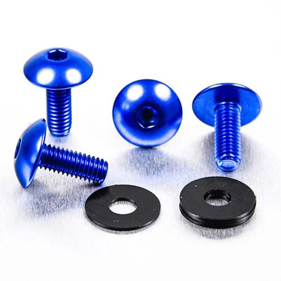 Nummerskyltsskruvar Bolt-On 8 Pack PRO BOLT M6 x 16